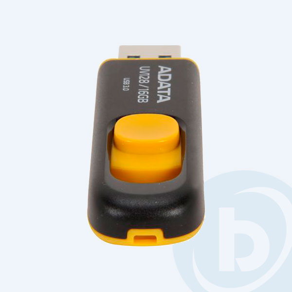 AUV128-16G-RBY - Memoria USB 3.0 Adata UV128, 16GB, Negro/Amarillo