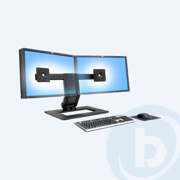AW664AA - Soporte HP AW664AA, Para 2 Monitores de Hasta 24", Ajustable