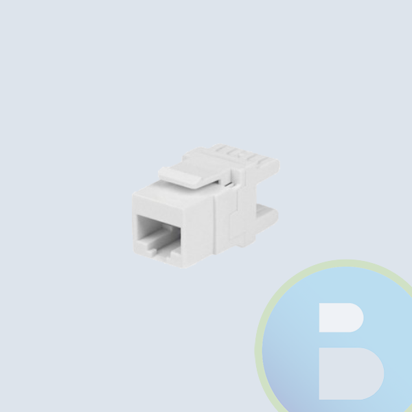 Conector Jack Belden AX102282, Categoria 6A, Blanco