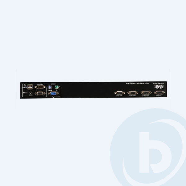 B042-004 - Switch  KVM Tripp Lite NetController, 4 puertos, con OSD, 1U, Rack