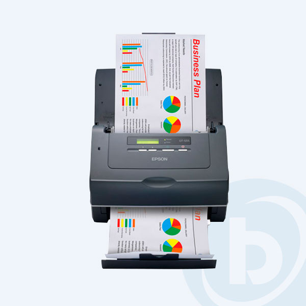 B11B202201 - Esc&aacute;ner Epson WorkForce Pro GT-S55, 25ppm, 600 dpi, USB, D&uacute;plex