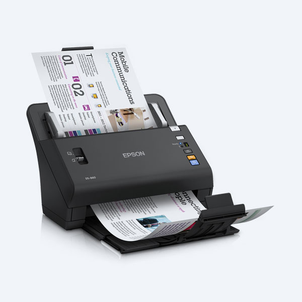 Escáner Epson DS-860, 600 dpi, USB, ADF Cama Plana