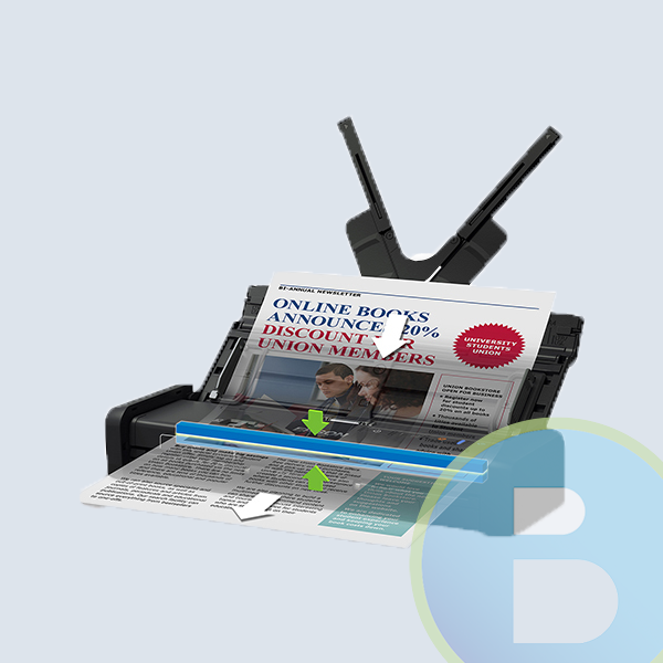 Scanner Epson WorkForce ES-200, 600 x 600 DPI, Escáner Color, Escaneado Duplex, USB 3.0, Negro