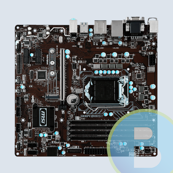 B250M PRO-VDH - Tarjeta Madre MSI B250M PRO-VDH, INTEL S-1151, 4X DDR4 2400MHZ/HDMI/VGA/DVI-D/USB 3.1 TYPE C/MICRO ATX/6A-7A Gen