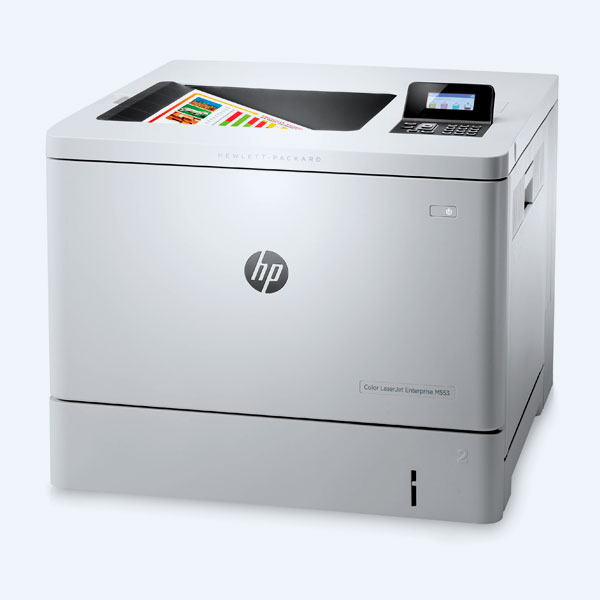 Impresora Láser HP Enterprise M553DN, 40 ppm Negro/Color, USB/LAN, Dúplex