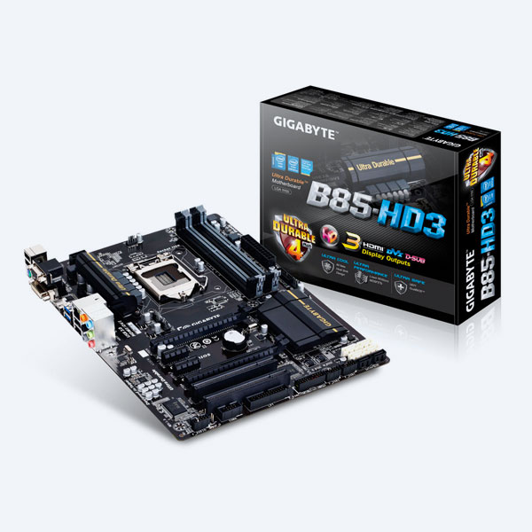 Tarjeta Madre GIGABYTE GA-B85-HD3, 4xDDR3, 1 x PCI Express x16 slot