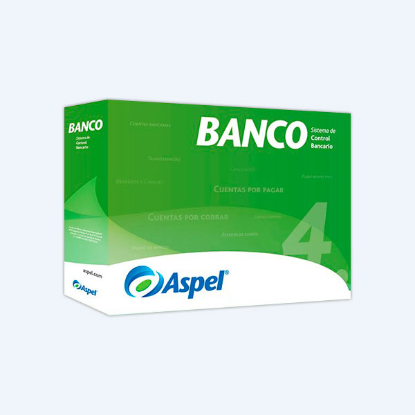 Renta Aspel Banco 4.0, 1 Usuario, 99 Empresas, 1 Mes