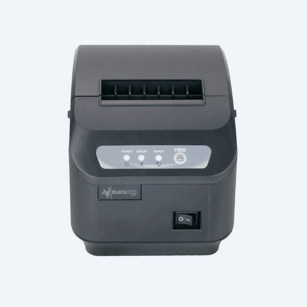 Mini Impresora Térmica Black Ecco BE100, USB, Autocortador