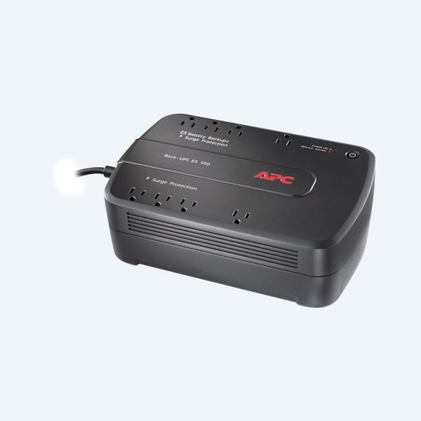 No Break APC Back-UPS, 550VA, 13 min, 8 Contactos
