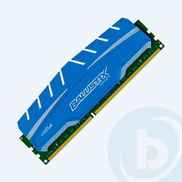 BLS4G3D18ADS3 - Memoria Crucial PC3-14900, DDR3-1866, UDIMM, 4GB, 1600MHZ, para Gamers