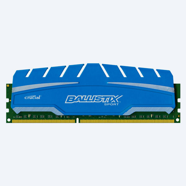 Memoria Crucial PC3-14900, DDR3-1866, 8GB, DIMM, 1600Mhz, para Desktop