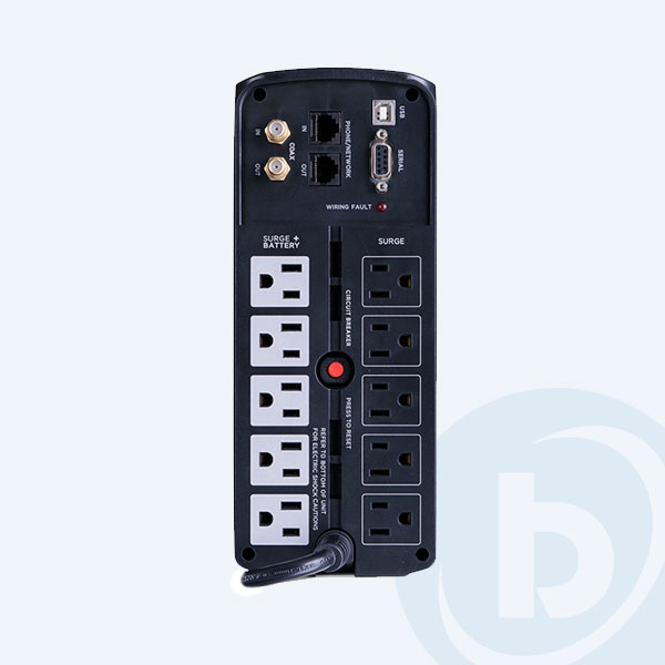 BRG1000AVRLCD - No Break CyberPower BRG1000AVRLCD, 1000VA, 600W, 10 Contactos, 10min