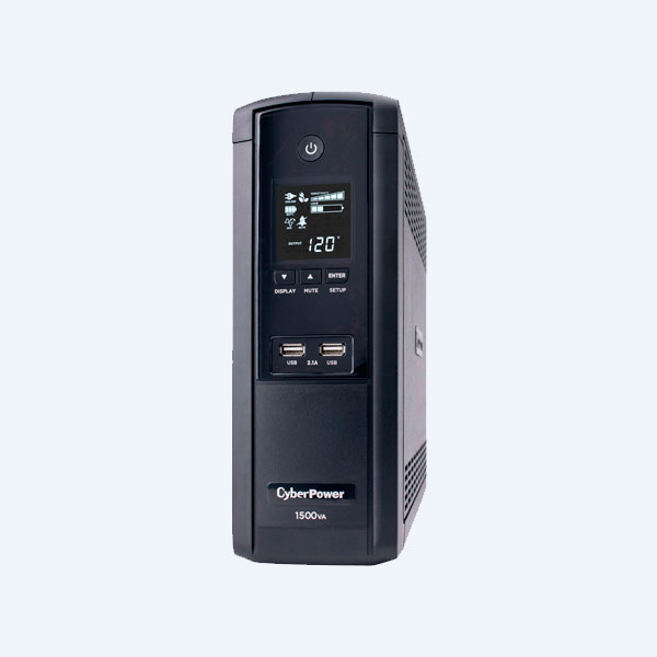 No Break CyberPower BRG1500AVRLCD, 1500VA, 900W, 12 Contactos, 12min