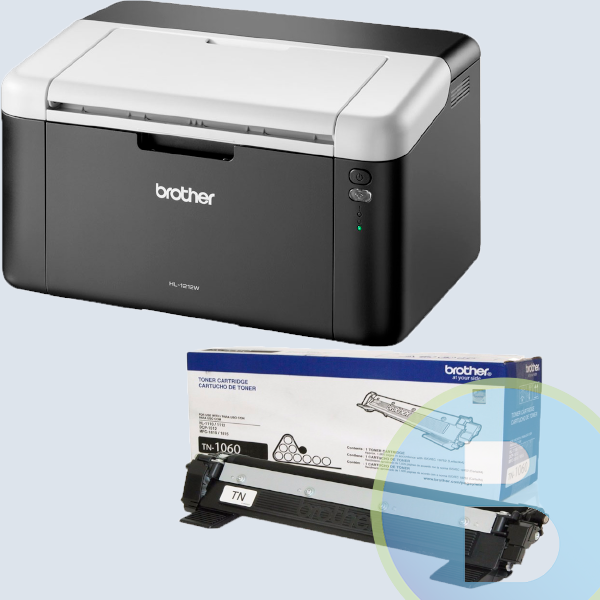 Impresora Brother HL1202, Toner Brother TN1060 Negro