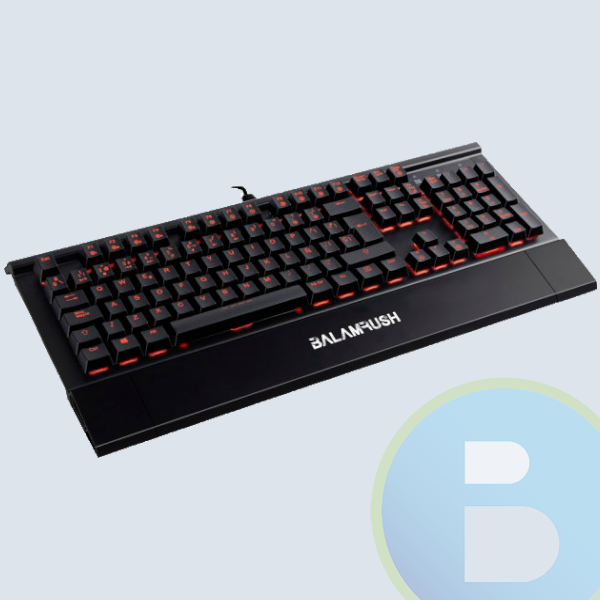 Teclado Balam Rush, Alambrico, USB, Gaming, Retroiluminado, Mecanico