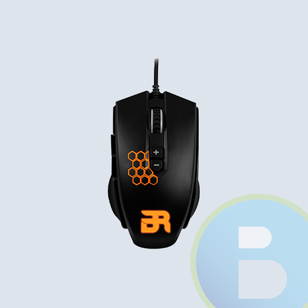 Mouse Balamrush, Alambrico USB, Gamer, 6 Botones, Retroiluminado, Negro