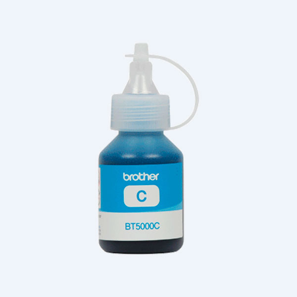 Botella de Tinta Brother BT5001C,  Cian, 5000 Páginas, Alto Rendimiento