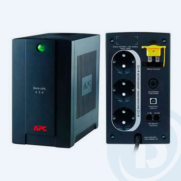 BX800U-LM - No Break APC Back-UPS, 800 VA, 480Watts, 6 contactos, Torre