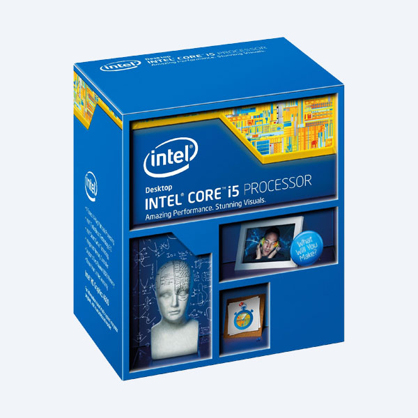 Procesador Intel Core i5-4590, 4 Núcleos,  6MB,  3.3GHz, LGA 1150,  para Desktop