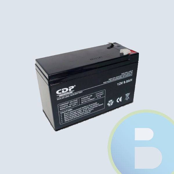 Bateria Interna para UPS CDP B-12,  12V,  9Amp, Libre de Mantenimiento