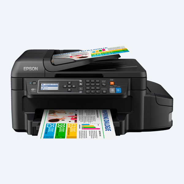 Multifuncional Inyección Epson L655, 33ppm/15ppm, Ethernet/WiFi/USB/ADF, Dúplex, Oficio