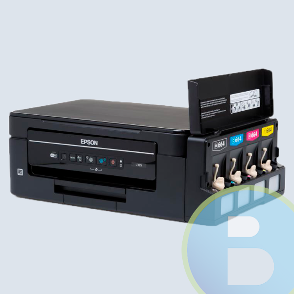 Multifuncional Epson L395, PPM 33 Negro/15 Color, Tinta Continua, Ecotank, USB, WIFI