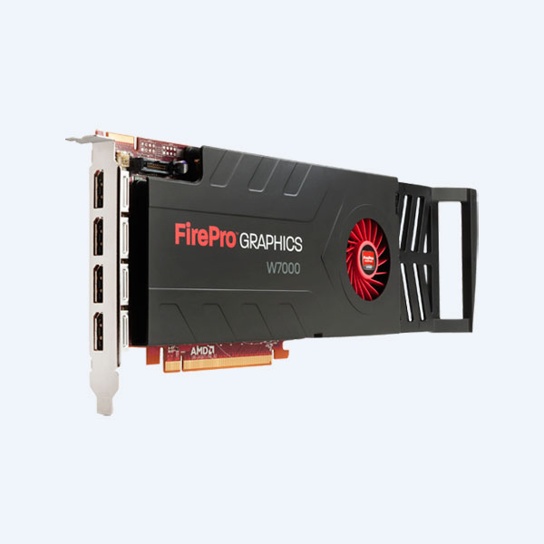 Tarjeta de Grafica HP AMD Firepro W7000, 4GB, 256-bit, GDDR5