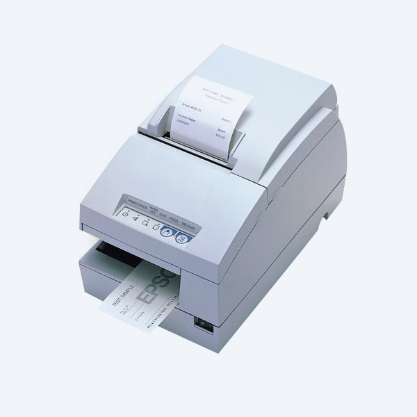 Mini Impresora Matricial Epson TM-U675-012, RS-232, Blanco