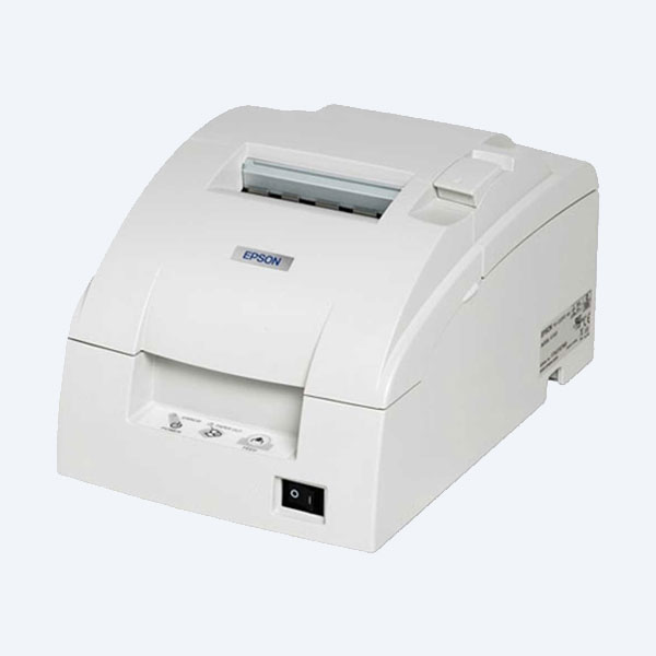 Mini Impresora Matricial Epson TM-U220B-613, Cortador, USB, Blanco