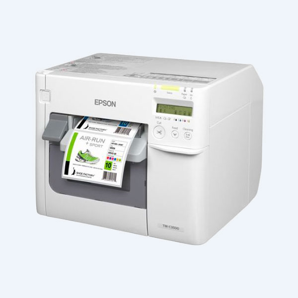 Rotulador de etiquetas Epson TM-C3500, Ethernet/USB, con Cortador