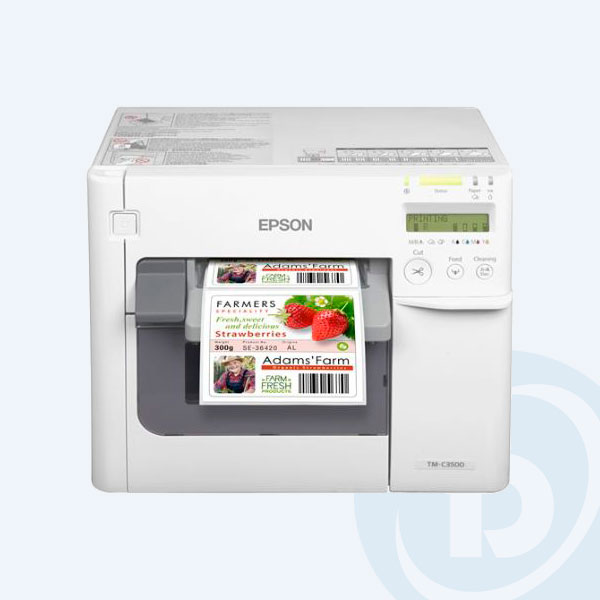 C31CD54A9991 - Rotulador de etiquetas Epson TM-C3500, Ethernet/USB, con Cortador
