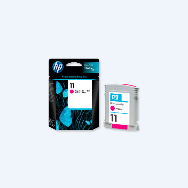 Cartucho HP 11, Magenta, 2000 páginas, para DesignJet 2200/2230/2250/2600