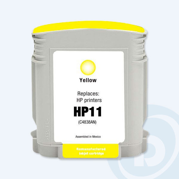 C4838A - Cartucho HP 11, Amarillo, 2550 p&aacute;ginas, Rendimiento Est&aacute;ndar, para DesignJet 2200/2230/2250/2600