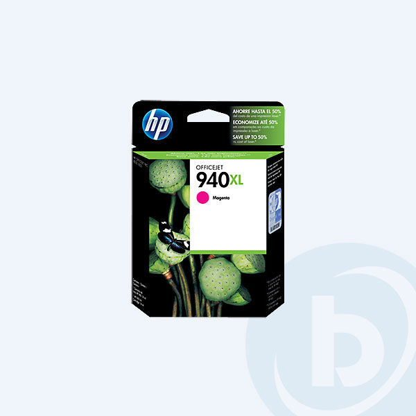 C4908AL - Cartucho HP 940XL, Magenta, 1400 p&aacute;ginas, Alto Rendimiento, para Officejet Pro 8000/8500