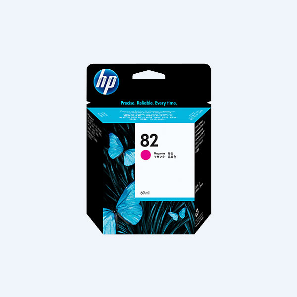Cartucho HP 82, Magenta, 69ml, para Designjet 500/510/800