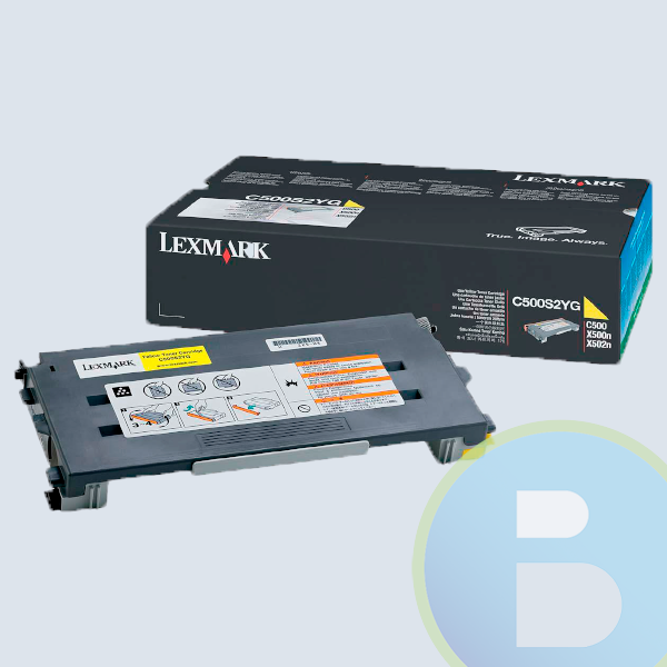Tóner Lexmark 195009H, Amarillo, 1500 Páginas, Para X500/X502/C500