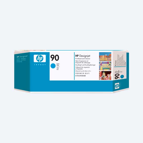 Cabezal de Impresión HP 90, Cían, Alto Rendimiento