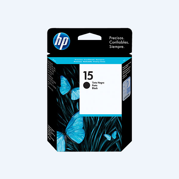 Cartucho HP 15, Negro, 500 páginas, para Deskjet 955c/916c