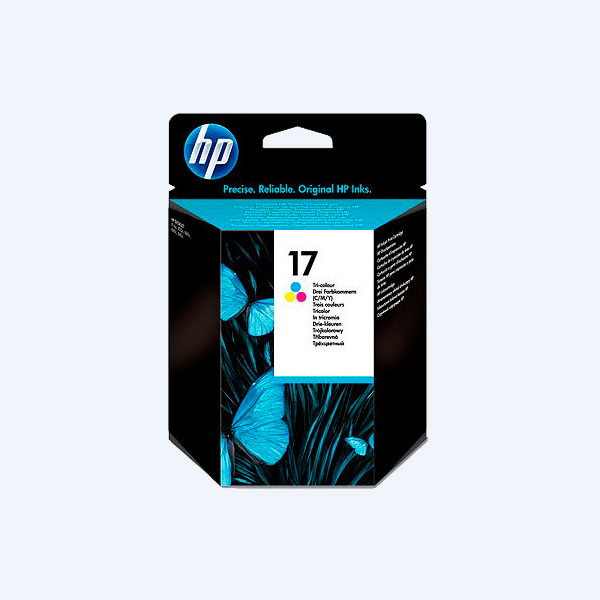 Cartucho HP 17, Tricolor, 480 páginas, 15ml, Rendimiento Estándar, para Deskjet 825/840C/841C/842C/843C/845