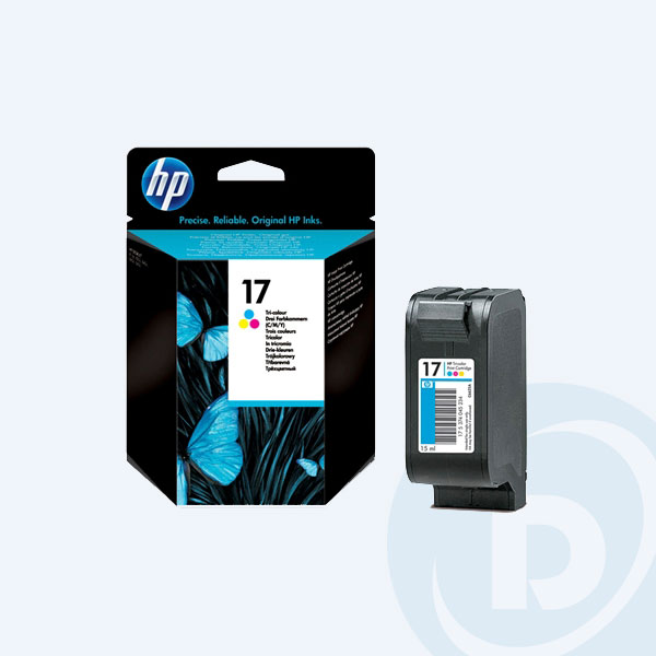 C6625A - Cartucho HP 17, Tricolor, 480 p&aacute;ginas, 15ml, Rendimiento Est&aacute;ndar, para Deskjet 825/840C/841C/842C/843C/845