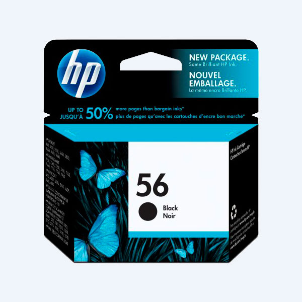 Cartucho de Tinta HP 56, Negro, 450 páginas
