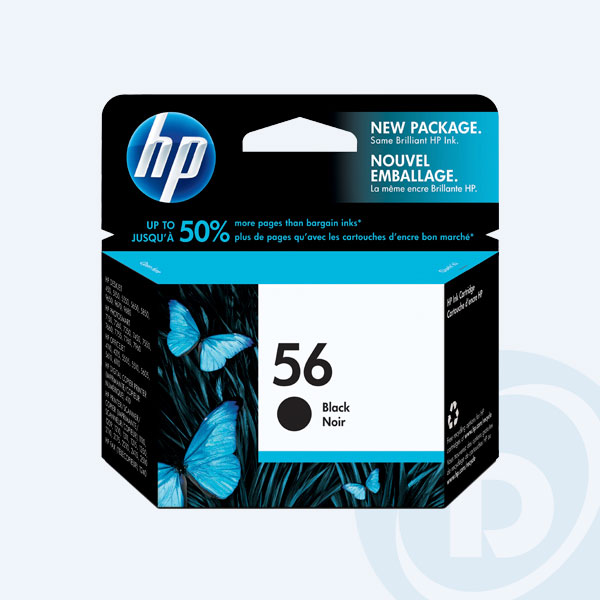C6656A - Cartucho de Tinta HP 56, Negro, 450 p&aacute;ginas