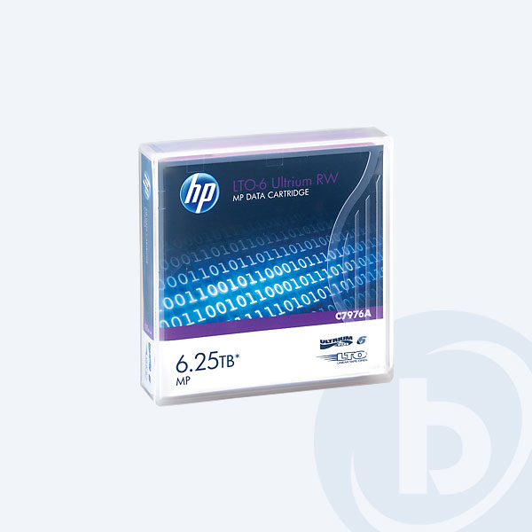 C7976A - Cartucho de Datos HP LTO6 Ultrium, 6.25TB, Regrabable