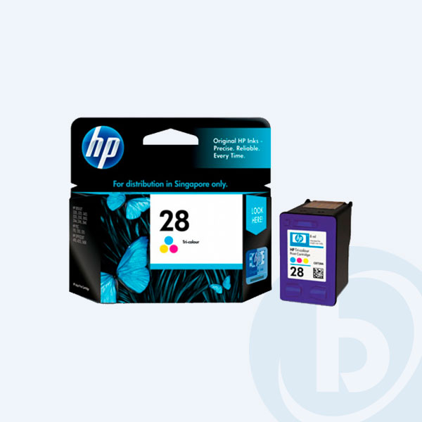 C8728AL - Cartucho de Tinta HP 28, Tricolor, 240 p&aacute;ginas, para Deskjet 5160/3743/5850/3848/3843/3744/3747, PSC 1210