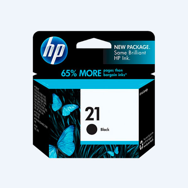 Cartucho HP 21, Negro, 190 páginas, para Officejet J3680/J5508, Deskjet F2224