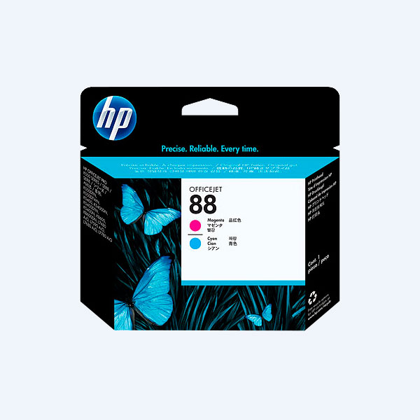 Cabezal HP 88, Magenta/Cyan, para Officejet Pro K550dtn