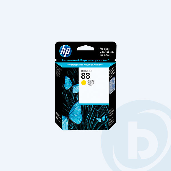 C9388AL - Cartucho HP 88, Amarillo, 860 p&aacute;ginas, Rendimiento Est&aacute;ndar, para Officejet K8600/K550dtn