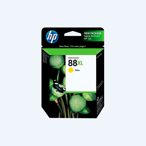 Cartucho HP 88XL, Amarillo, 1540 páginas, Alto Rendimiento, para Officejet K8600/K550dtn