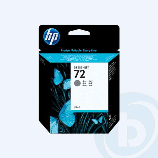 C9401A - Cartucho HP 72, Gris, 69ml, para Designjet T1100/T1120/T2300/T610/T620/T770