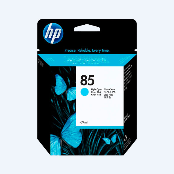 Cartucho HP 85, Cyan Claro, para Designjet 130/90